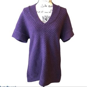 Pendleton Wool Short sleeved Purple sweater